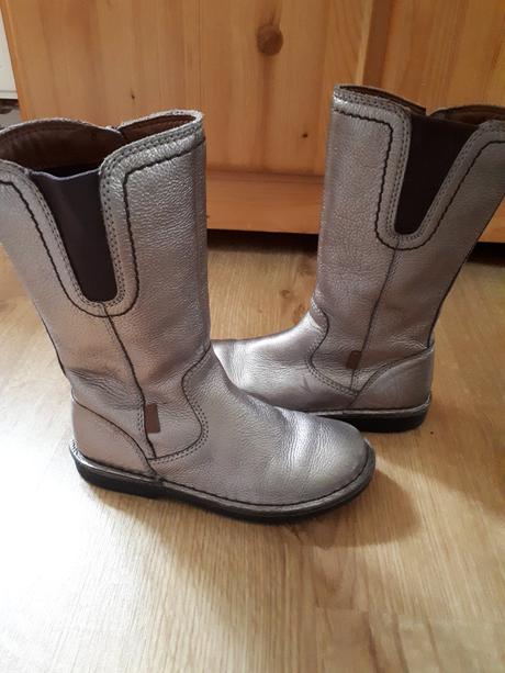 Krásné kožené kozačky ecco, ecco,31