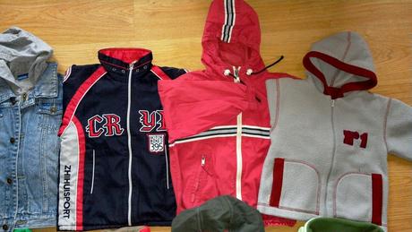 Balík mix věcí na kluka od vel.98-116 jaro/podzim, 86–98