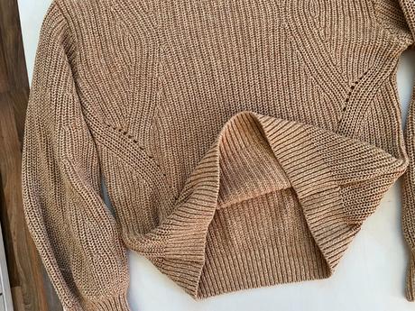 Svetr zlatá nit, vel s, hm, h&m,s
