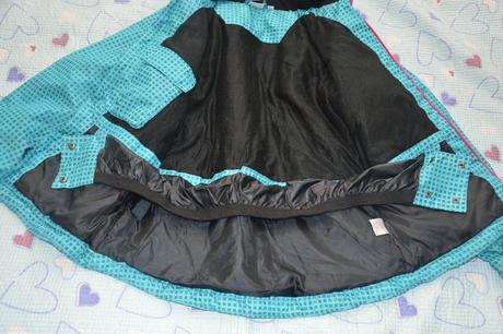 Lyžařská dívčí zimní bunda, 152