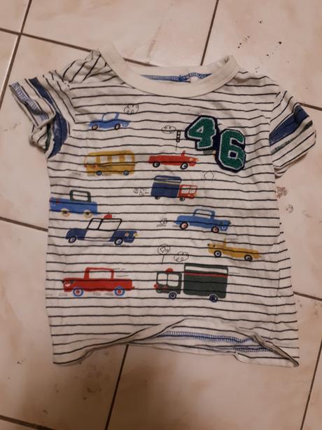 Tričko s autíčky, next,80