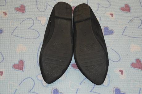 Černé balerínky s kamínky, 38