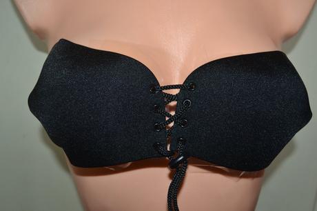2x  podprsenka bez ramínek,bez zad  ,lepící, 158 - xs
