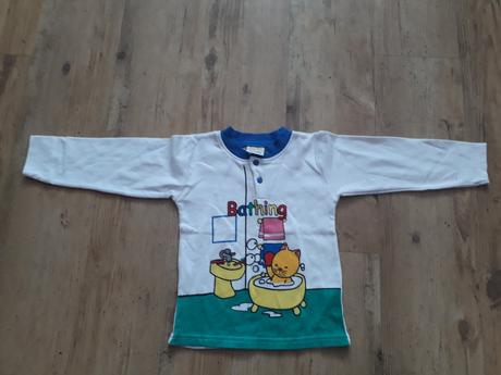 Tričko 80 dlouhý rukáv 9-12m, 80