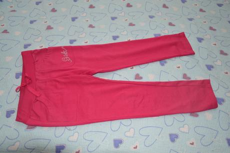 134/140 růžové tepláky tepláčky, 134