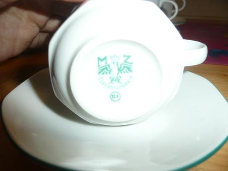 Porcelánová kávová souprava vyšší,