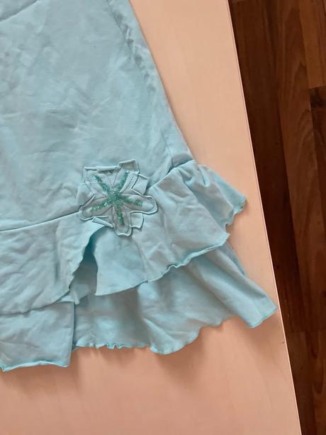 Světle modré šaty do volánu, vel s/m, magic tribe, s