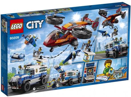 Lego city 60209 letecká policie a loupež diamantu,