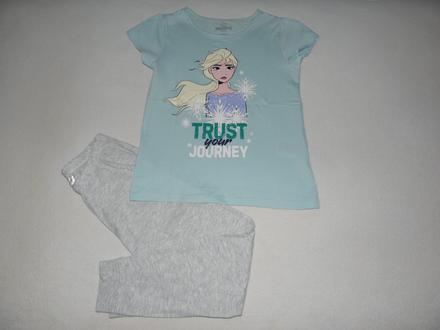 Dívčí pyžamo frozens elsou zn. disney vel.122/128, disney,122