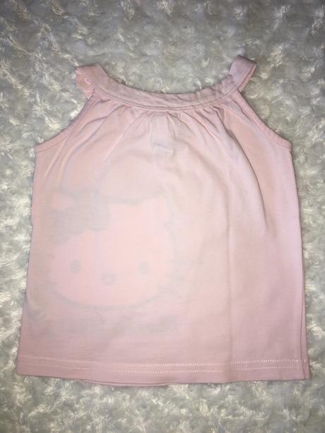 Růžové tílko/tunika s hello kitty h&m, h&m,74