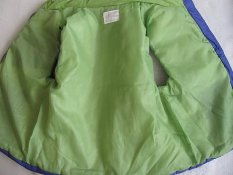 Chlapecká prošívaná fialová vesta, 140