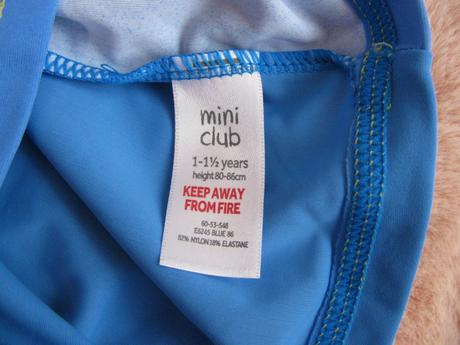 Koupací barevné tričko z plavkoviny peppa pig, miniclub,86