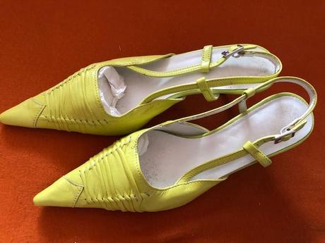 Bata spicate zlute boty na podpadku 36, baťa,36