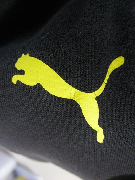 Černé bavlněné tepláky puma peanuts, puma,140