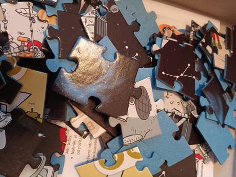 Kouzelné čtení puzzle vesmír,