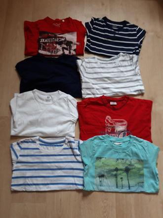 4x triko tričko i jednotlivě 134/140, h&m,134