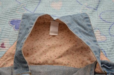 Laclové džínové riflové šaty, 110