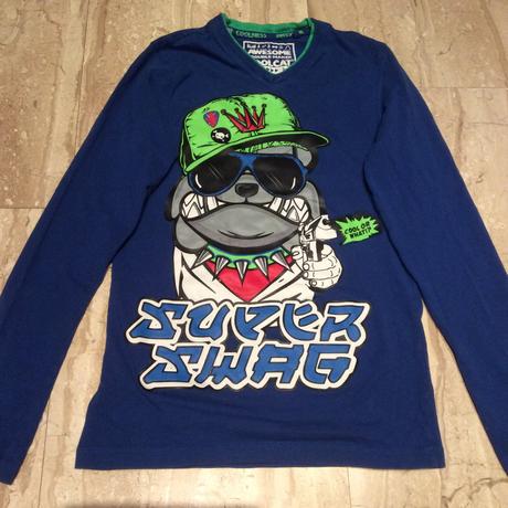 Tričko s buldokem zn. awesome, 146