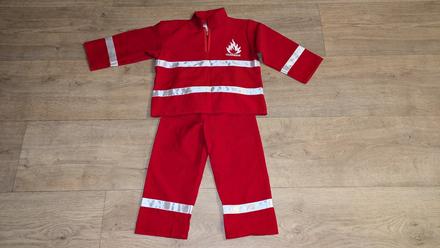 Karnevalový kostým hasič vel. 98, 2 - 3 roky, 