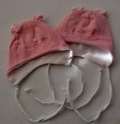 2x čepička,beruška,ušatka rockino, 38, 56