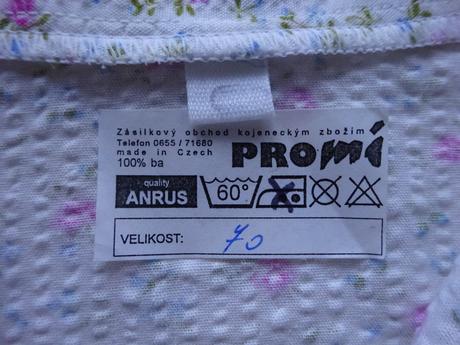 Vršek od pyžama, vel. 70, 68