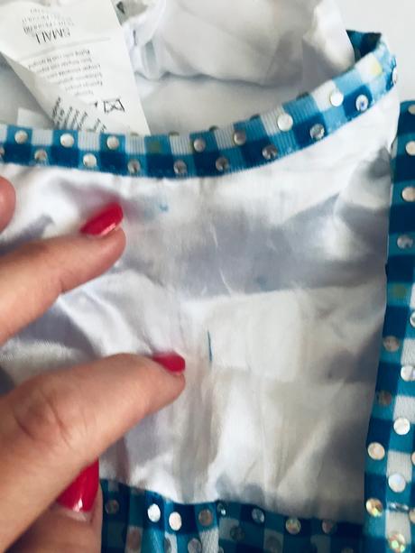 An5/ kostým dorotka ze země oz - v.cca 3/4 roky, 