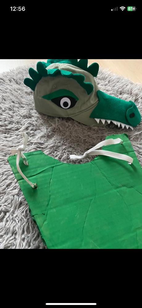 Krokodýl kostým na karneval, 