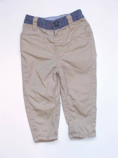 H627 plátěné chlapecké kalhoty vel. 74, m&co,74