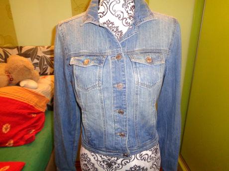 Měkoučká riflová bunda s/m, denim,m