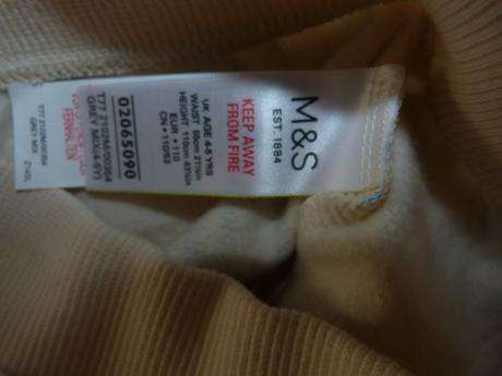Ms krásný komplet vel. 110, marks & spencer,110