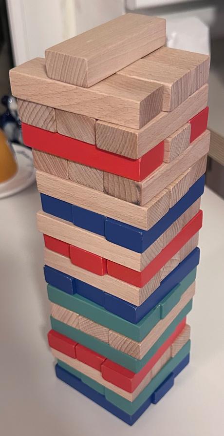 Fjällvråk dřevěná věž jenga, 