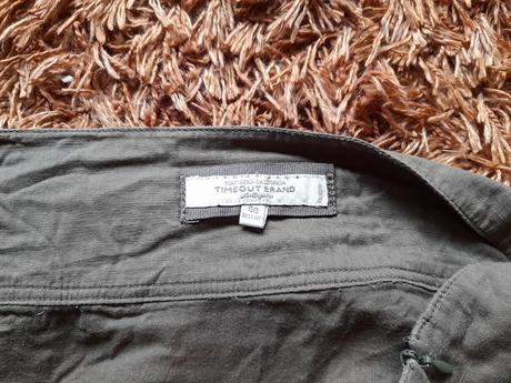 Sukně,lehká žabičková,khaki vel 40, timeout,40