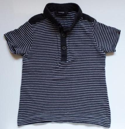 F243 chlapecké polotriko s kr. rukávem pruhy v. 98, george,98