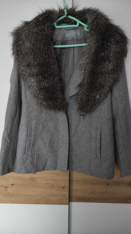 Kabát dámský kratký uk14/l, marks & spencer,l