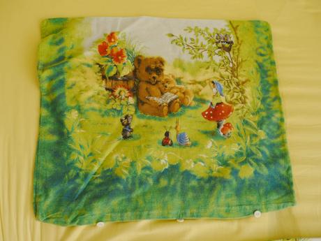 Teple povleceni - zelene medvidek, šířka (cm): 100,délka (cm): 130