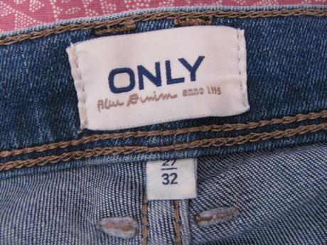 Elastické úzké skiny, džíny only, lehce trhané, only,32