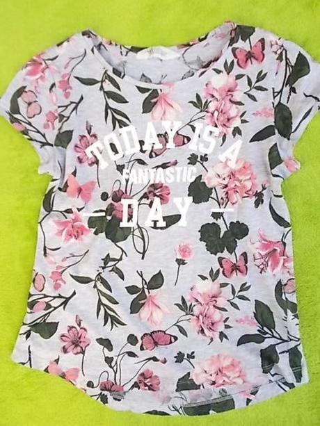 Květované tričko h&m, h&m,158