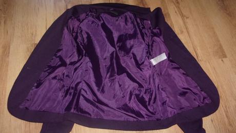 Fialové sako zn. new look, vel. 38, new look,38