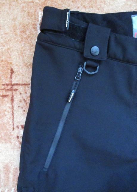 Dámské černé zimní softshellové kalhoty envy l 40, envy,l