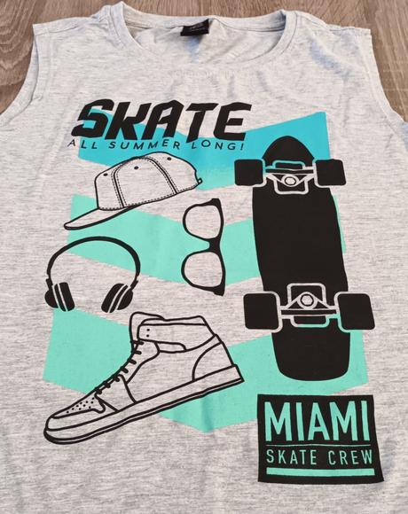 Chlapecké triko bez rukávů skate takko, takko,170