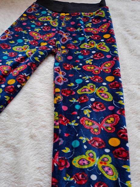 Zateplené legíny 128/134 top stav, 128