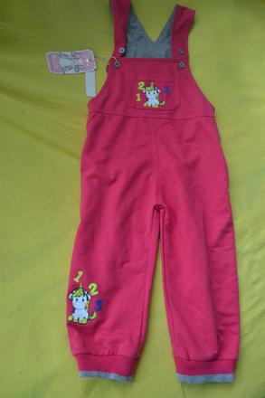 Tepláky s laclem kugo s laclem, na 2-3r., kugo,104