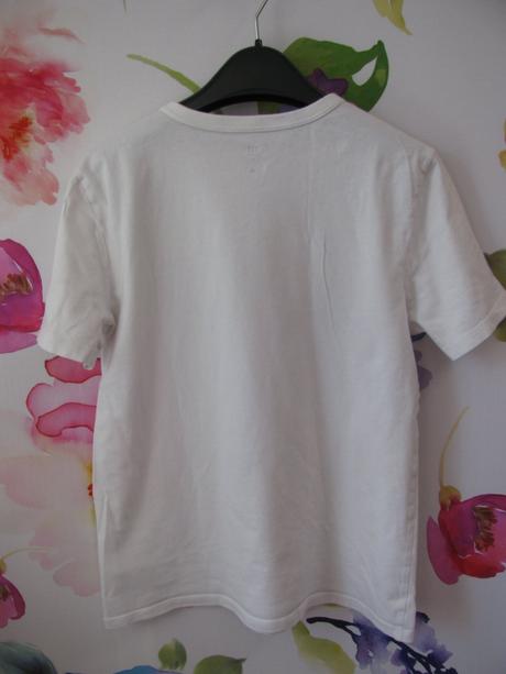Dětské bavlněné bílé tričko gap/unisex, gap,152