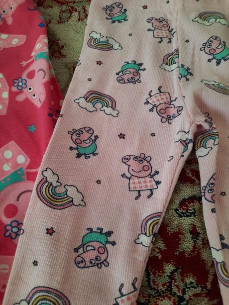 2x legíny peppa pig, prasátko peppa, sinsay,104