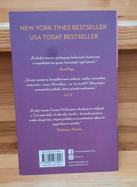 Knížka poslední stanice - casey mcquiston,