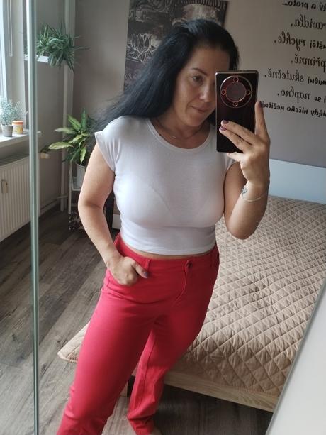 Dámské kalhoty l 40 42, l