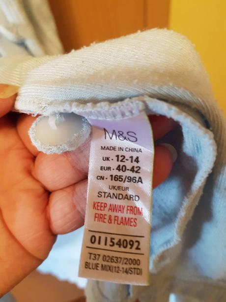 Fleesový župan značky m&s velikost 40-42, 40