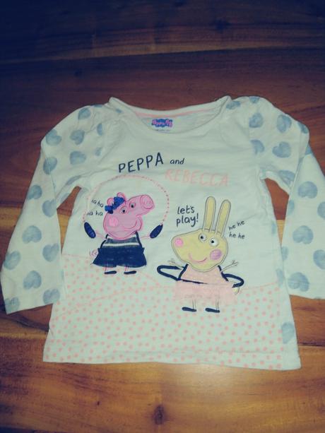 Dívčí trička peppa pig, 80