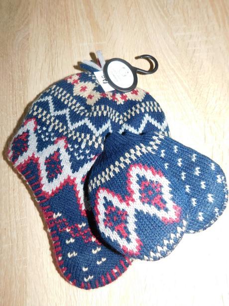 Chlapecký komplet-čepice-rukavice, early days,92