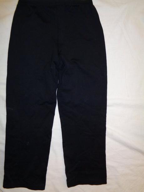 Luxusní černé funkční tepláky, 116